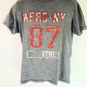Aeropostale  Grey Mens T-Shirt L